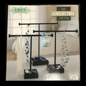 🆕 Loft Living 3 Piece Jewelry Tree